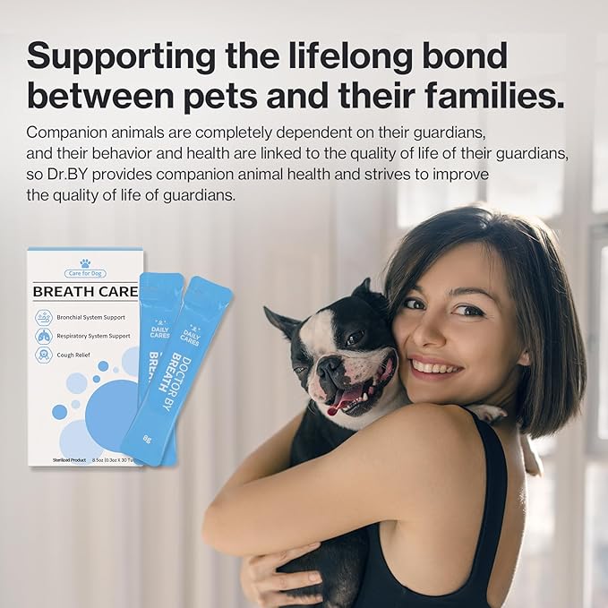 Doctor By Breath Bronchial Supplements for Dogs - Dog Cough Relief - for Dry, Wet & Barkly Pet Cough (8.5 Ounce (Pack of 1))
