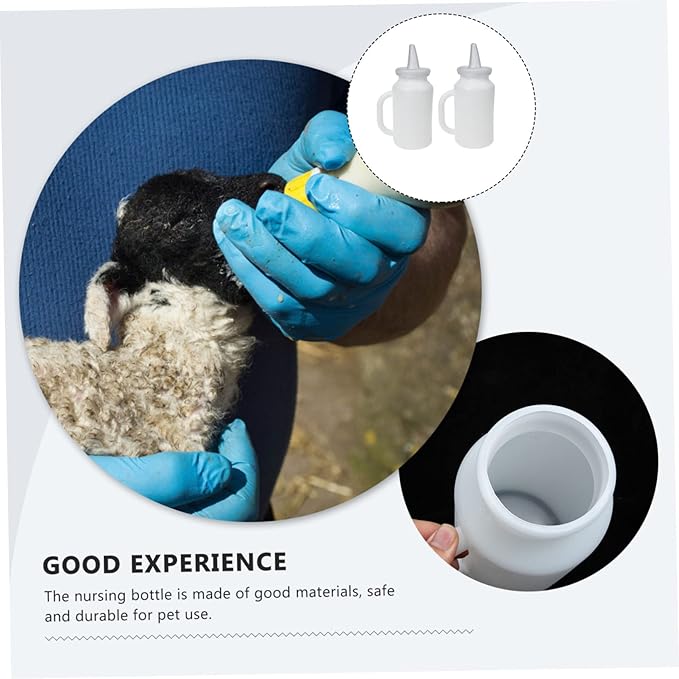 Levemolo 2pcs Bottle for Cats Kitten Nursing Bottle Kitten Milk Pet Feeding Calf Milk Feeding