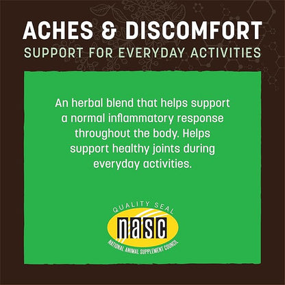 Earth Animal Apothecary Liquid Supplement - Aches & Discomfort Herbal Remedies for Dogs & Cats - 2 fl oz