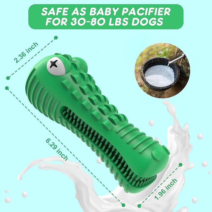 Cutiful Dog Toys for Aggressive Chewers Large Medium Breed, Indestructible Dog Chew Toys, Squeaky Interactive Tough Extremely Durable, Dogs Toothbrush Toys to Keep Them Busy