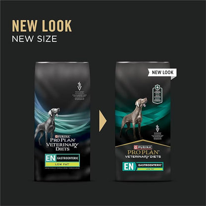 Pro Plan Veterinary Diets Purina EN Gastroenteric Low Fat Canine Formula Dog Food Dry Recipe - 25 lb. Bag