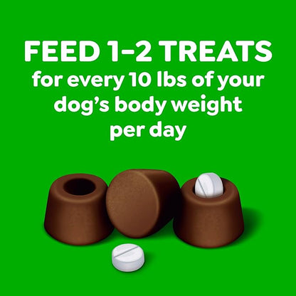 Greenies Pill Pockets for Dogs Small Size, Tablet Pill Treats for Dogs, Hickory Smoke Flavor, 3.2 oz. Pouch