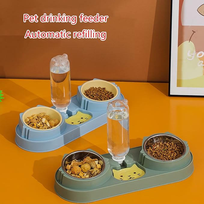 Pet Food Bowl Small Dog Feeder Water Feeding Dog Storage Anti-Skid Dogs Dishware Bowls for Food and Water Automatic