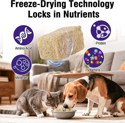 Freeze Dried Cat Dog Treats Chicken Liver Dry Cube Helathy Puppy Pet Training Reward Snack D