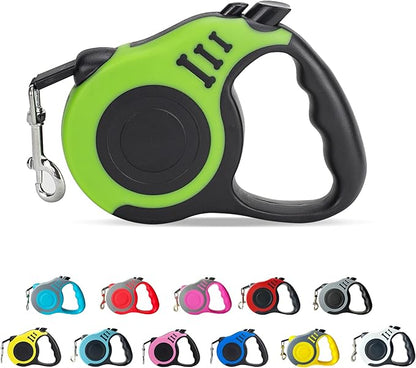 Retractable Dog Leash Automatic Telescopic Tractor Dog Tape, Pet Tape 10/16 FT Durable and Convenient, with Non-Slip Handle, Suitable for Small and Medium-Sized Dogs