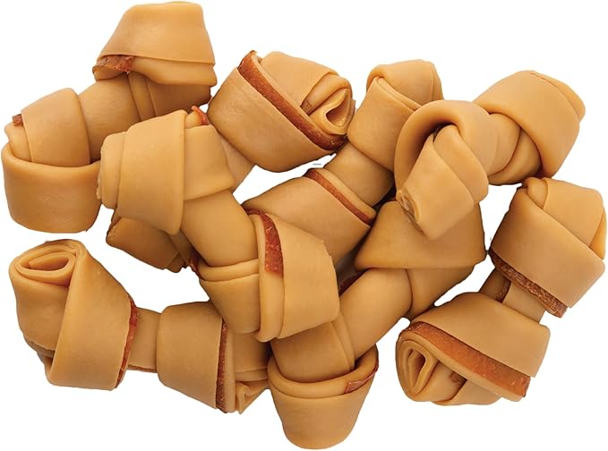 DreamBone Mini Chews, Made with Real Bacon and Cheese Flavor, Rawhide Free Dog Chews, 24 Count