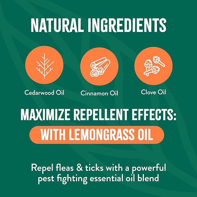 TropiClean Natural Maximum Strength Flea and Tick Spray for Yard, 32oz
