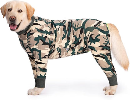 Caomo Dog surgery Recovery Suit female male for Dogs After Surgery Medium Large Dogs Onesie,Lightweight Dog recovery suit for Shedding Prevent Licking Surgical Wound,Dog Pajamas Pjs ,Full Belly
