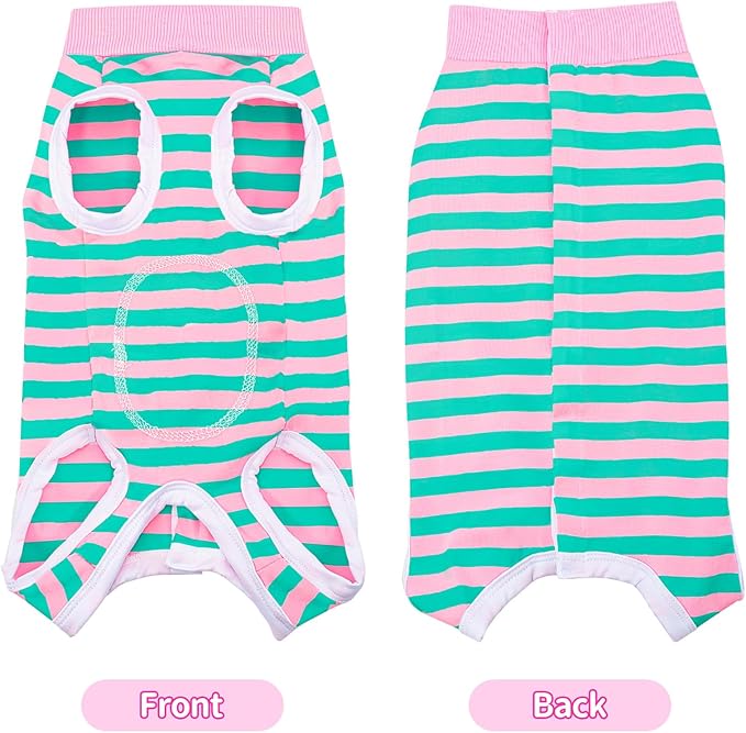 Coppthinktu Recovery Suit for Dogs After Surgery, Dog Onesie Surgery Recovery Suit for Female Spay, Soft Male Surgical Pajamas Bodysuits for Small Medium Puppy to Anti Licking Dog Cone Alternative