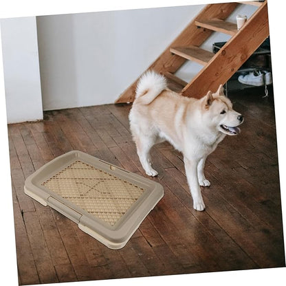 BESPORTBLE Small Thickened Puppy Toilet Tray Indoor PET Training Toilet Non-Slip Design Easy to Clean Household Dog Tray for Potty Training
