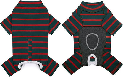 Post Surgery Dog Shirt - Male/Female, Anti-Licking Dog Snugly Onesie, E-Collar Alternative