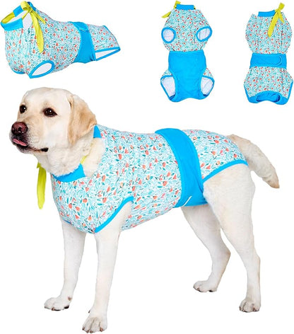 LovinPet Surgery Suit for Dogs - Dog Surgery Recovery Suit Female & Male Anti-Licking Protection Full Body Coverage for Anti-Shedding