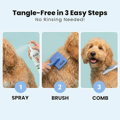 We Love Doodles Dog Detangler Spray - Leave-in Conditioner for Dogs - Dog Detangling Spray - Dematting Spray for Dogs - Tangle Remover - Made in The USA - Large 16 fl oz (Ocean Breeze)