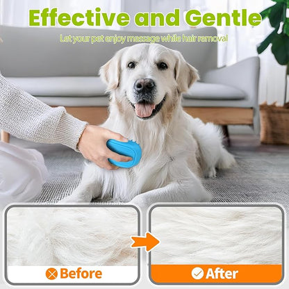 Comotech 3PCS Dog Bath Brush | Dog Shampoo Brush |Scrubber for Bath | Grooming/Washing Brush Scrubber (Blue Blue Green)