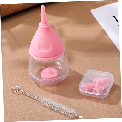 Abaodam Dog Bottles for Puppies Milk Kitten Bottles for Nursing Pet Supplies Silicone Nipples