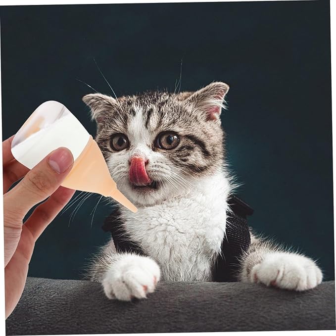Toddmomy Cat Milk Bottle Puppy Feeder Bottle Kitten Milk Feeder Small Nursing Bottle Pet Milk Feeding Bottle