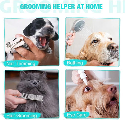 ATESON Dog Grooming Hammock - Pet Harness for Grooming Nail Trimming (XXL 120lb), Dog Sling for Nail Clipping, Dog Hanging Holder for Cutting Nail with Nail Clippers