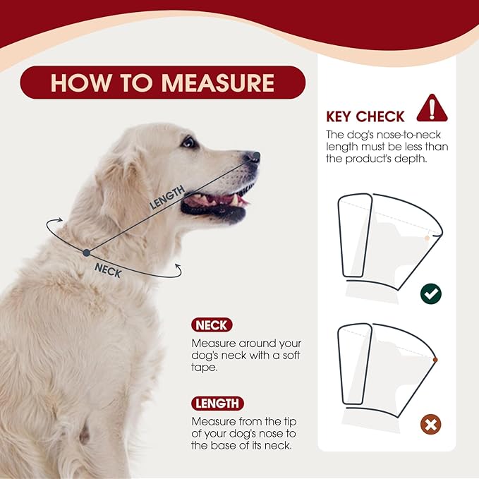 Dog Cone Collar After Surgery, Soft Cone for Small Dogs to Stop Licking, Adjustable Elizabethan Collar for Dogs, Lightweight Breathable Dog Recovery Cones for Wound Healing & Hot Spots