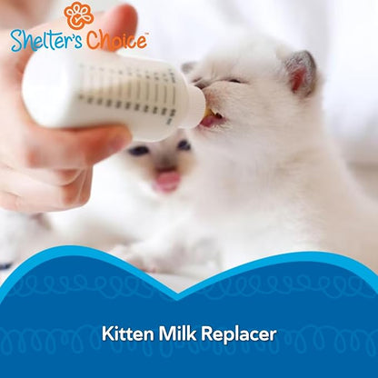 Revival Animal Health Shelter’s Choice Kitten Milk Replacer Powder, Complete and Balanced Milk Formula for Kittens and Adult Cats, Supports Healthy Growth and Digestion, 3.5 lb