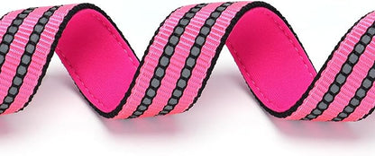 Stainless Steel Chain Martingale Collar for Dogs, No Pull Slip Cinch Choker Choke Collar Training Escape Proof Heavy Duty Dog Collar for Small Medium Large Pet Girl Female Dogs,Pink L