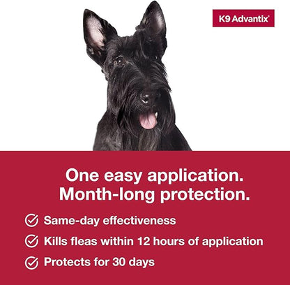 K9 Advantix Flea, Tick & Mosquito Prevention for Dogs 11-20 lbs. Flea Drops for Medium Dogs Apply Monthly 2 Treatments (Pack of 2)