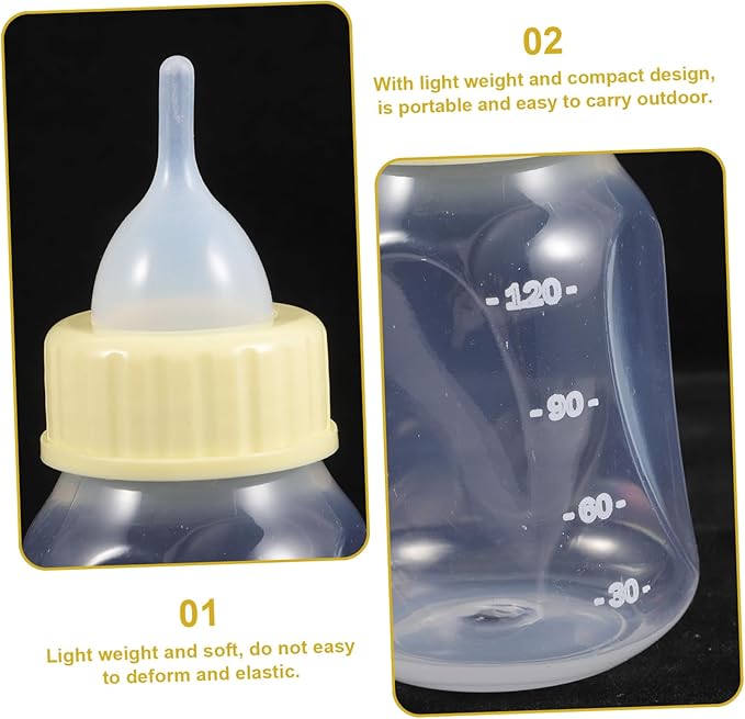 Dog Supplies Puppy Nursing Bottle Reusable Pet Bottle Set Kitten Feeding Milk