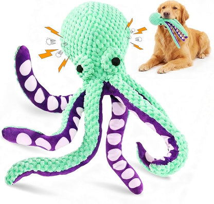 Large Squeaky Dog Toys- Plush Dog Toys with Soft Fabric for Small, Medium, and Large Dogs Daily Companionship, Training Reward Gift