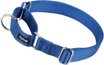 Hyhug Martingale Collar for Dogs Extra Large Blue |Escape - Proof Heavy Duty Nylon Durable No Pull, Ideal for Training & Daily Walks