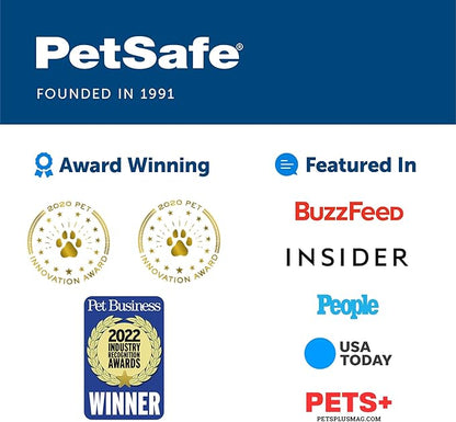 PetSafe Healthy Pet Water Station-Small,64 oz Capacity-Gravity Pet Water Fountain,Automatic Cat-Water Fountain,Dog-Water-Fountain,Water-Dispenser-Removable Stainless Steel Bowl Included,(Pack of 2)