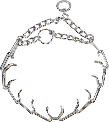 Herm Sprenger Dog Training Pinch Collar Chrome Plated Steel