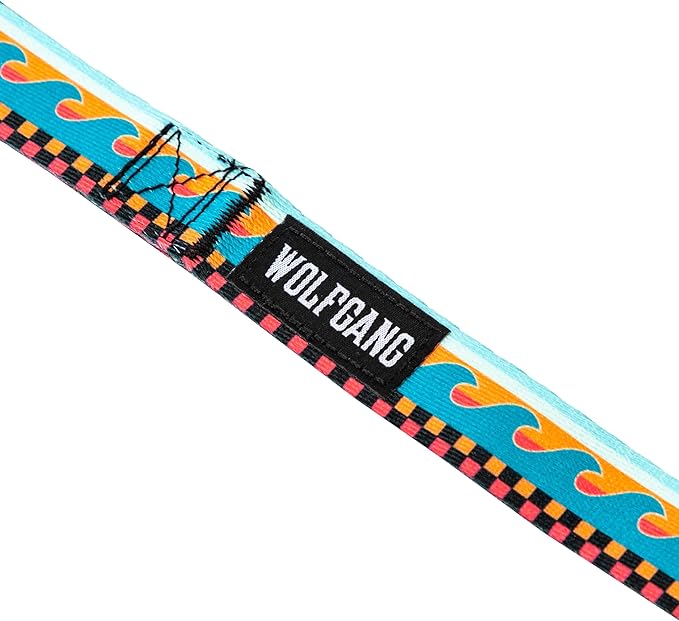 Wolfgang Heavy Duty Dog Leash, Pull-Tested for Walking & Training, Buenaonda Print, Dual Handle Large