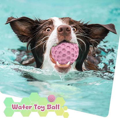 Tough Dog Chew Toys for Aggressive Chewers, Indestructible Dog Balls for Aggressive Chewers, Squeaky Balls for Dogs, Squeaky Toys for Large Dogs, Funny Heavy Duty Ball