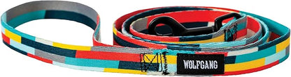 Wolfgang Heavy Duty Dog Leash, Pull-Tested for Walking & Training, Mixtape Print, Large