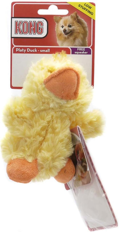 KONG Duckie Dog Toy, Extra Small, Yellow