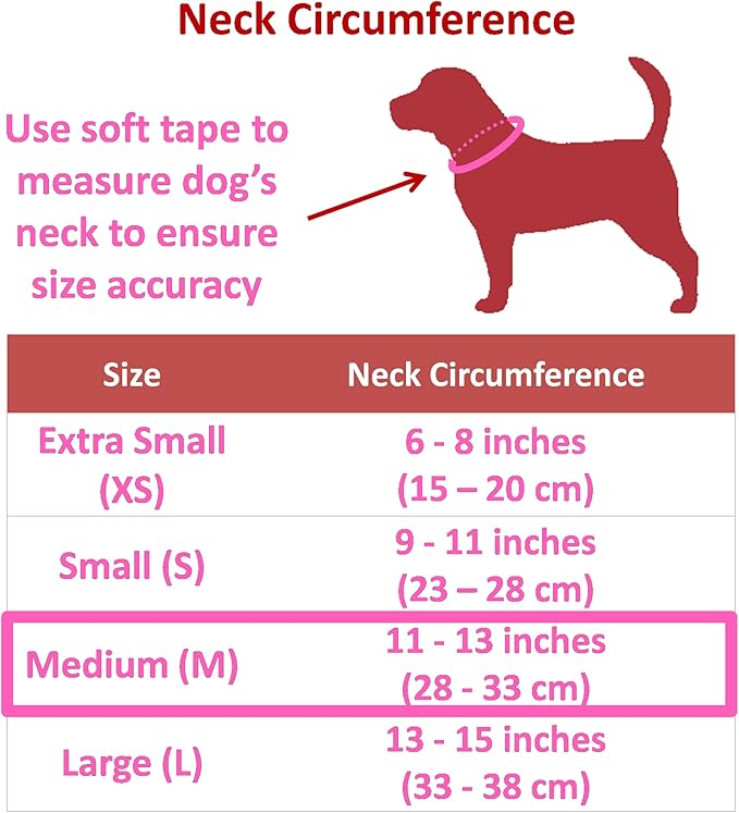 Inflatable Dog Neck Donut Collar for Post Surgery Recovery - Alternative to Elizabethan Collar (Medium Size)