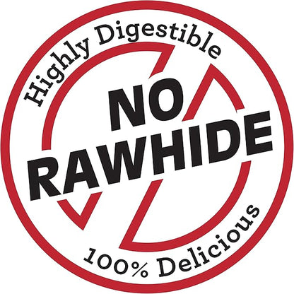 DreamBone Spirals Variety Pack, No-Rawhide Chews for Dogs, 32 Spiral Chews