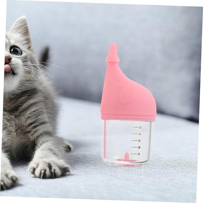 Mipcase Nursing Bottle for Pets Kitten Feeder Nipple Puppy Milk Feeding Bottle for Newborn Animals