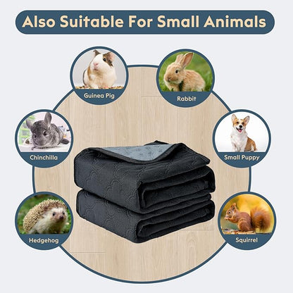 FunFurry Washable Pee Pads for Dogs - 2 Pack Reusable Pee Pads，Waterproof Puppy Pads，Pet Training Pads，Super Absorbent with Dog Paw Shape Non-Slip Backing (Dark Grey, 24" X 24" - 2 Pack)