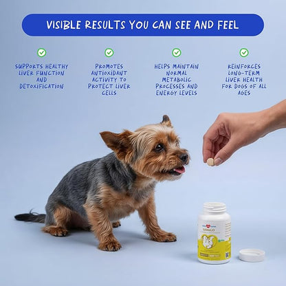 Same for Dogs - 120 Chewable Tablets - S-Adenosyl-L-Methionine, Liver Supplement - Brain Health, Promotes Cognitive Support, Liver Support (Same Tablet)