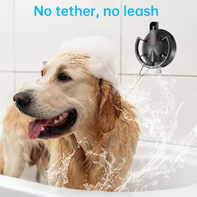 HLOGREE Heavy Duty Dog Bathing Suction Cup for Large Dog Within 110LBS, Pet Dog Cat Bath Holder Suction Cup Anchor for Grooming Bathtub Restraint, for Shower, Bathing, Blowing, Trimming - NO Leash