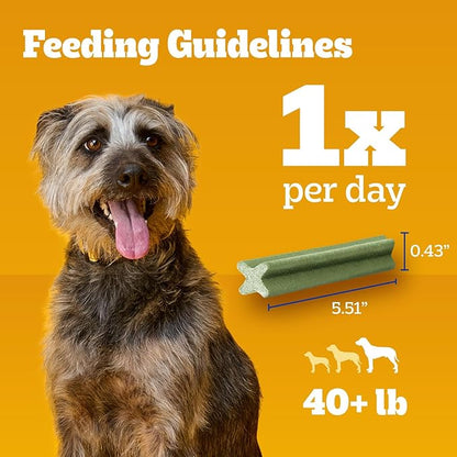Pedigree Dentastix Dog Dental Treats, Large Breed Dog Treats, Fresh Flavor, 1.46 lb. Bag (28 Treats Total)