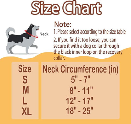 Inflatable Dog Cone Collar After Surgery, Soft Dog Neck Donut Collar, Blow up Donut E-Collar for Small Medium Large Dogs and Cats, Dogs Recovery Cone Alternative