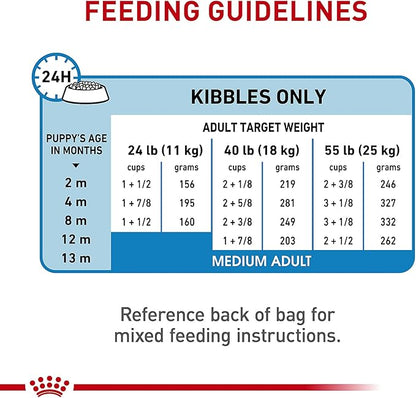 Royal Canin Size Health Nutrition Medium Puppy Dry Dog Food, 4 lb Bag