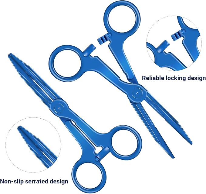 Puppy Kitten Whelping Kit, Newborn Dogs Cats Pet Whelping Kit with 6P Record Keeping Charts, 15P Pet ID Collars, 1P Aspirator Bulb, 15P Umbilical Cord Clip, 1P Hemostatic Forcep