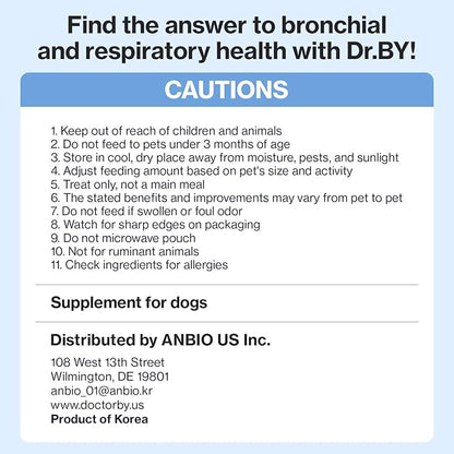 Doctor By Breath Bronchial Supplements for Dogs - Dog Cough Relief - for Dry, Wet & Barkly Pet Cough (8.5 Ounce (Pack of 1))
