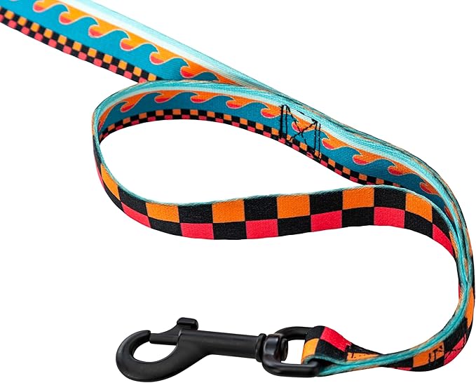 Wolfgang Heavy Duty Dog Leash, Pull-Tested for Walking & Training, Buenaonda Print, Dual Handle Large