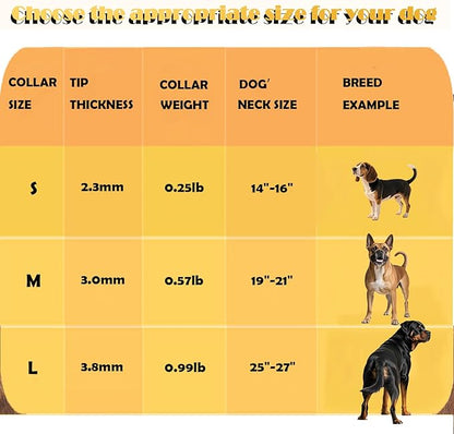 Dog Prong Collar - Stainless Steel Pinch Collar for Large Dogs Training, Adjustable Choker Chain Collar, Durable Dog Training Collar for Medium/Large Breed Obedience (3.8mm, Neck Size 27"-29")