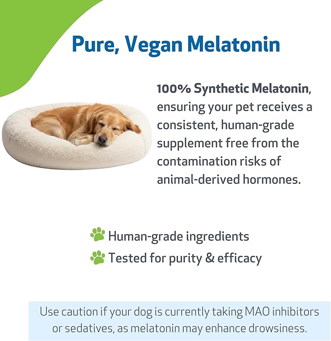 Pet Wellbeing Pet Melatonin for Dogs - Supports Adrenal Health, Cortisol Balance, Helps Maintain Normal Sleep Patterns - Veterinarian-Formulated Liquid Supplement 2 fl oz (59 ml)