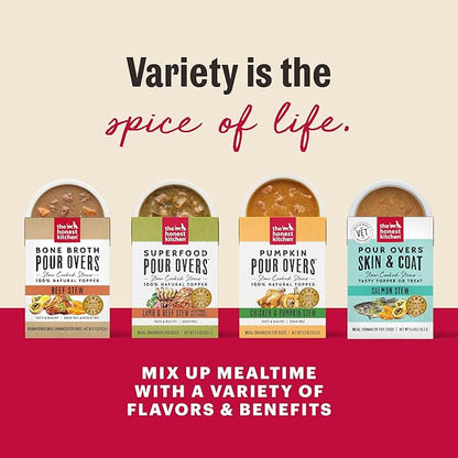 The Honest Kitchen Human Grade Meal Booster: 99% Turkey & Duck Dog Food Topper, 5.5 oz (Pack of 12)
