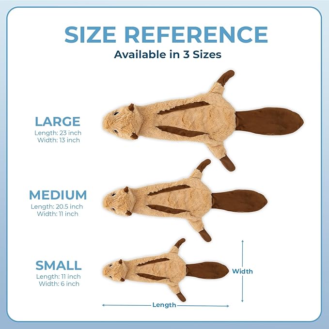 Best Pet Supplies Squeaky Dog Toys with Soft Durable Fabric for Small, Medium and Large Pets Interactive Toy for Indoor Play, Supports Active Biting and Play - 4 Figures, Large
